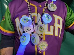 Krewe D'Etat 2024 Blinky necklaces