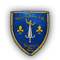 Krewe of Joan of Arc logo