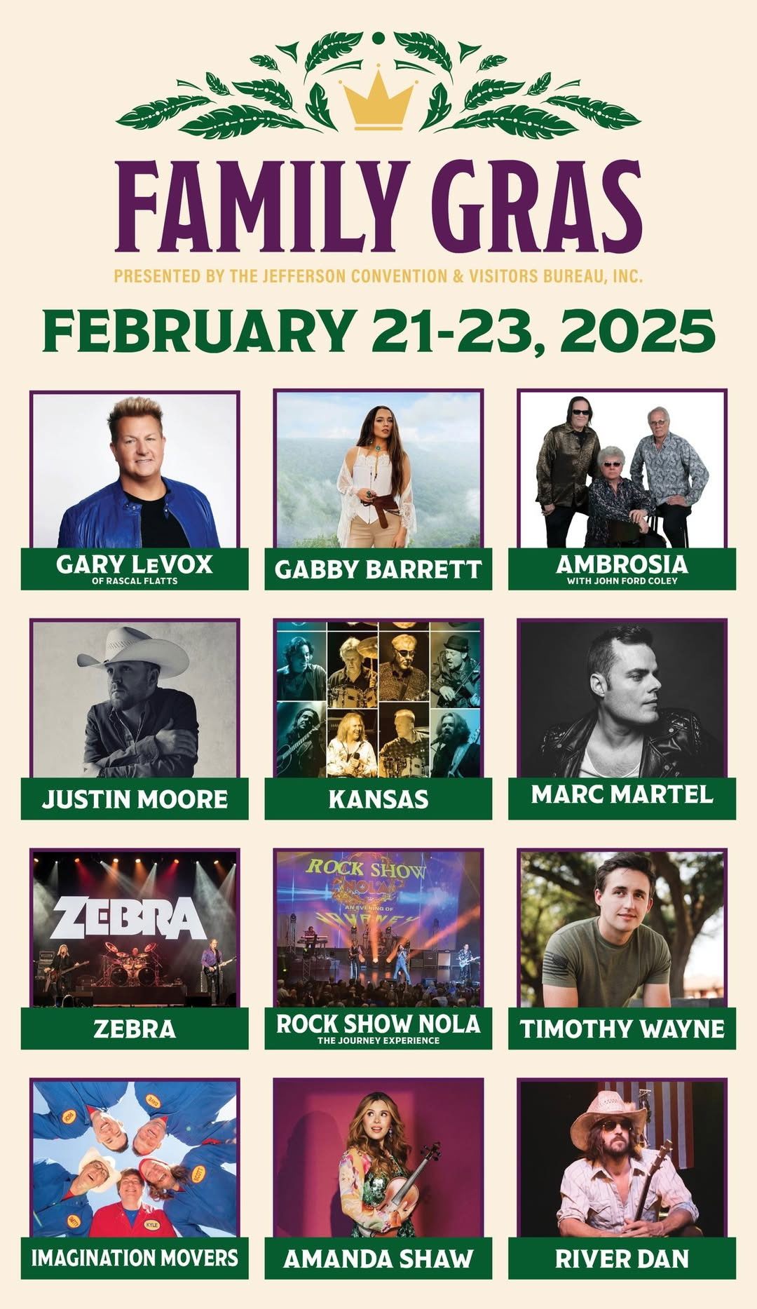 Family Gras 2025 Lineup